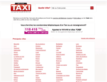 Tablet Screenshot of info-taxi.com